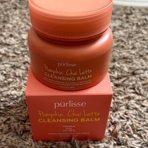Purlisse Pumpkin Chai Latte Cleansing Balm - Warm Orange